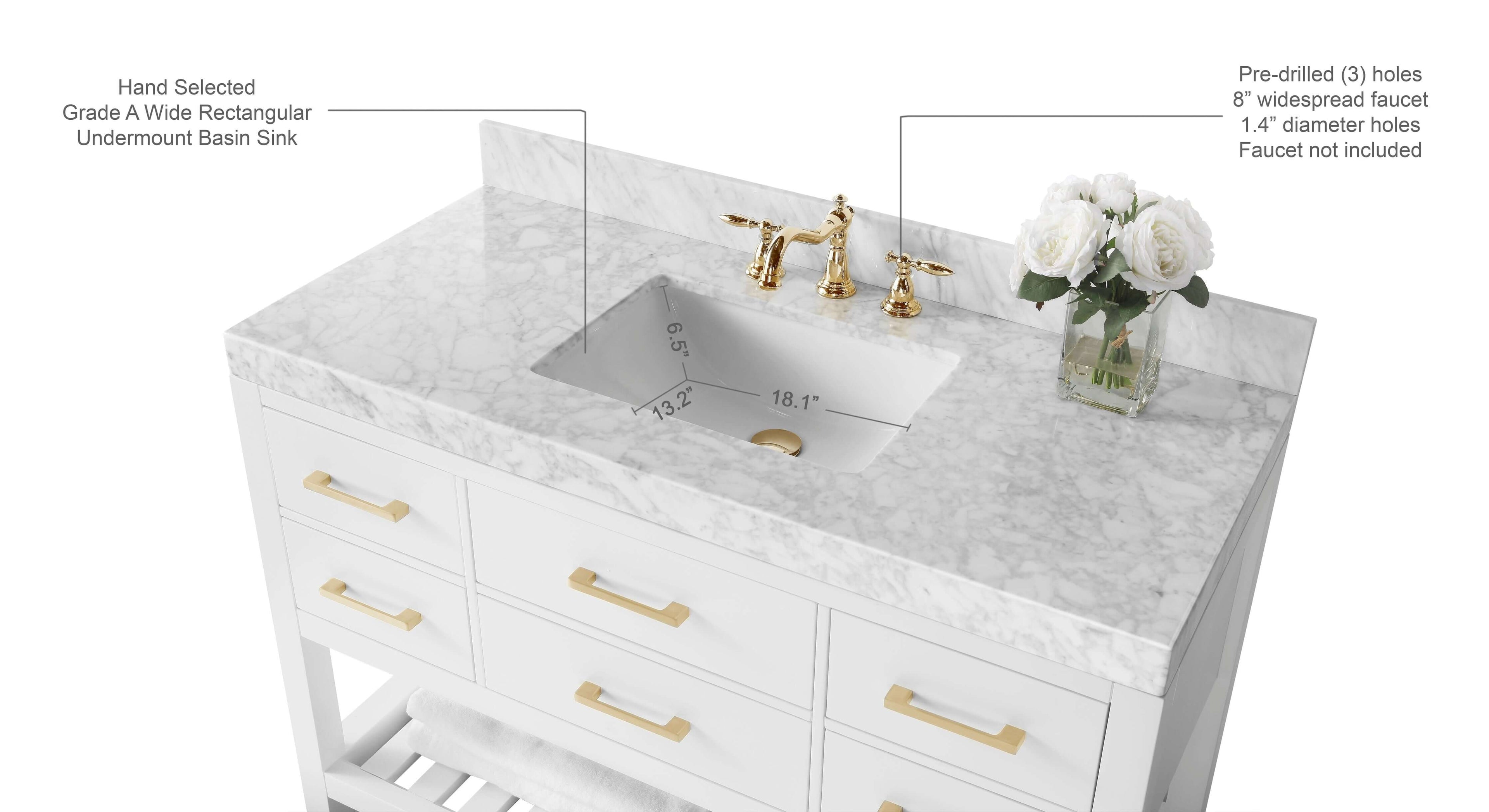 Elizabeth 48" Bath Vanity Set