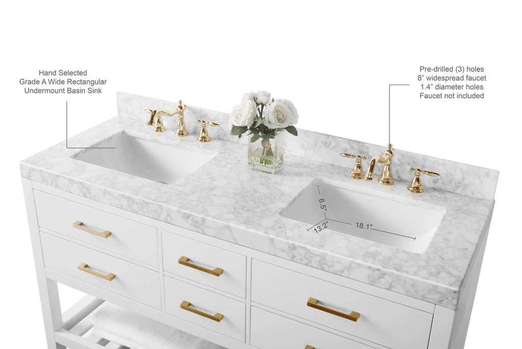 Elizabeth 60" Bath Vanity Set