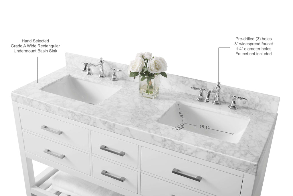 Elizabeth 60" Bath Vanity Set