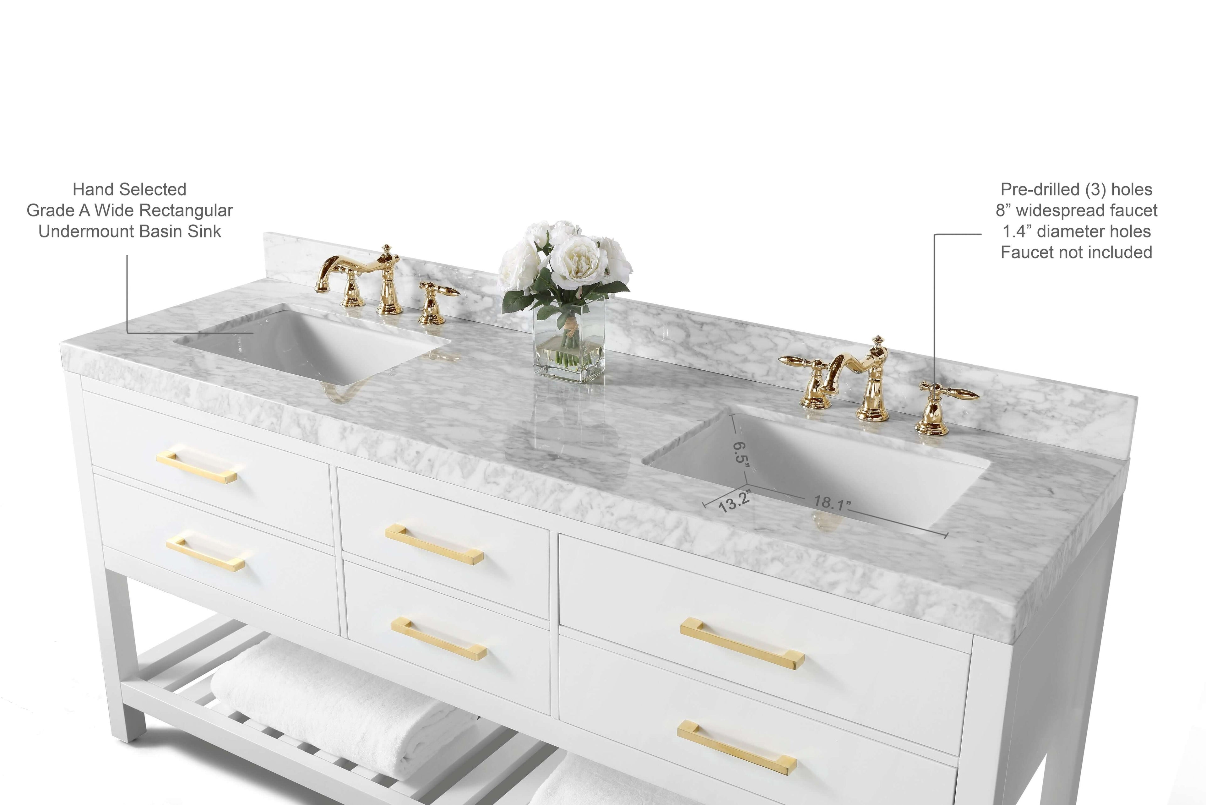 Elizabeth 72" Bath Vanity Set