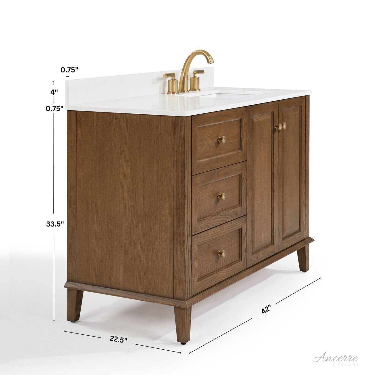 Hannah 42"  Bath Vanity Set