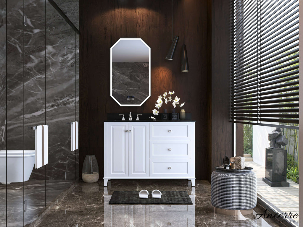 Hannah Bathroom Vanity Collection in White