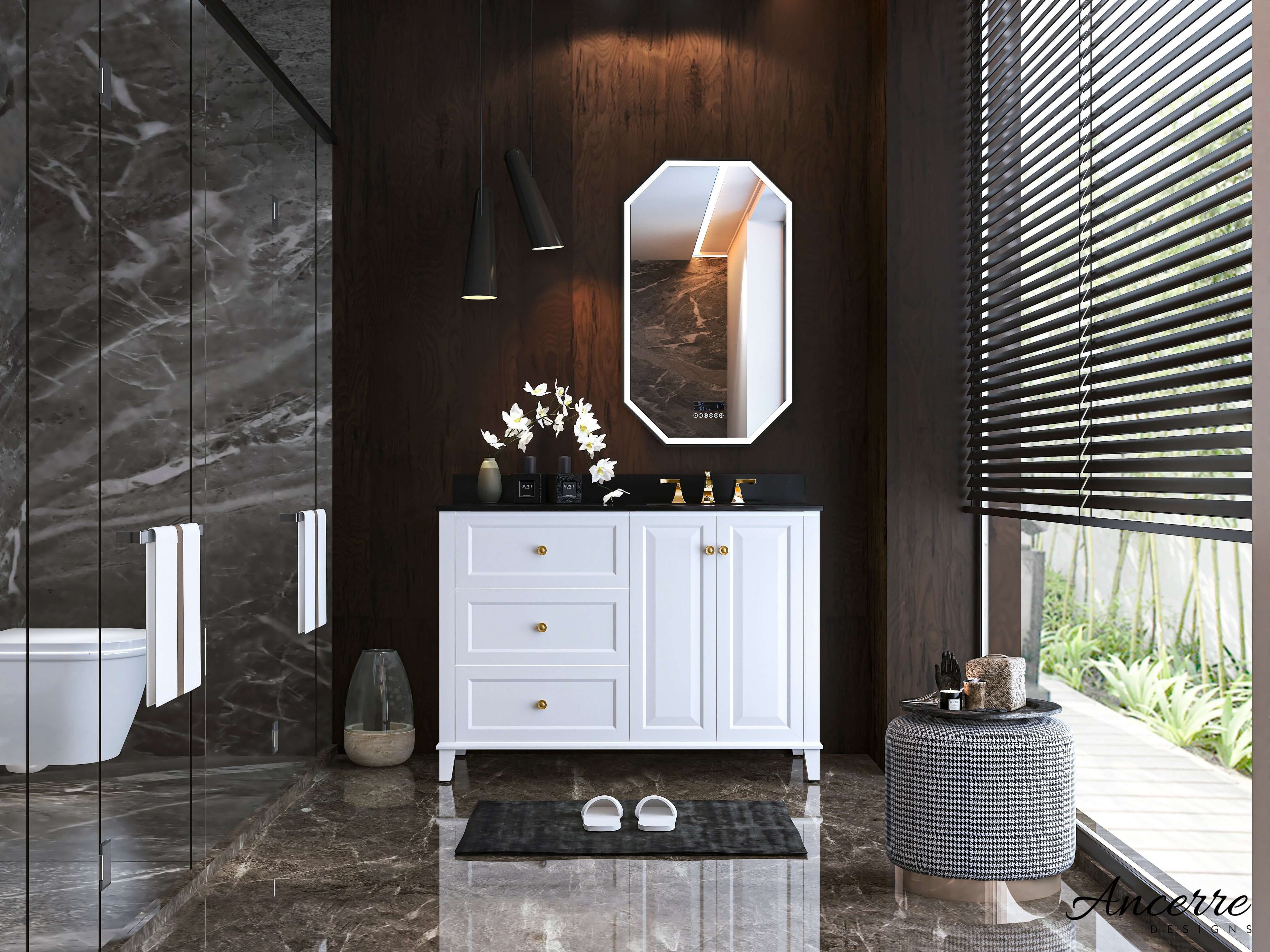 Hannah Bathroom Vanity Collection in White