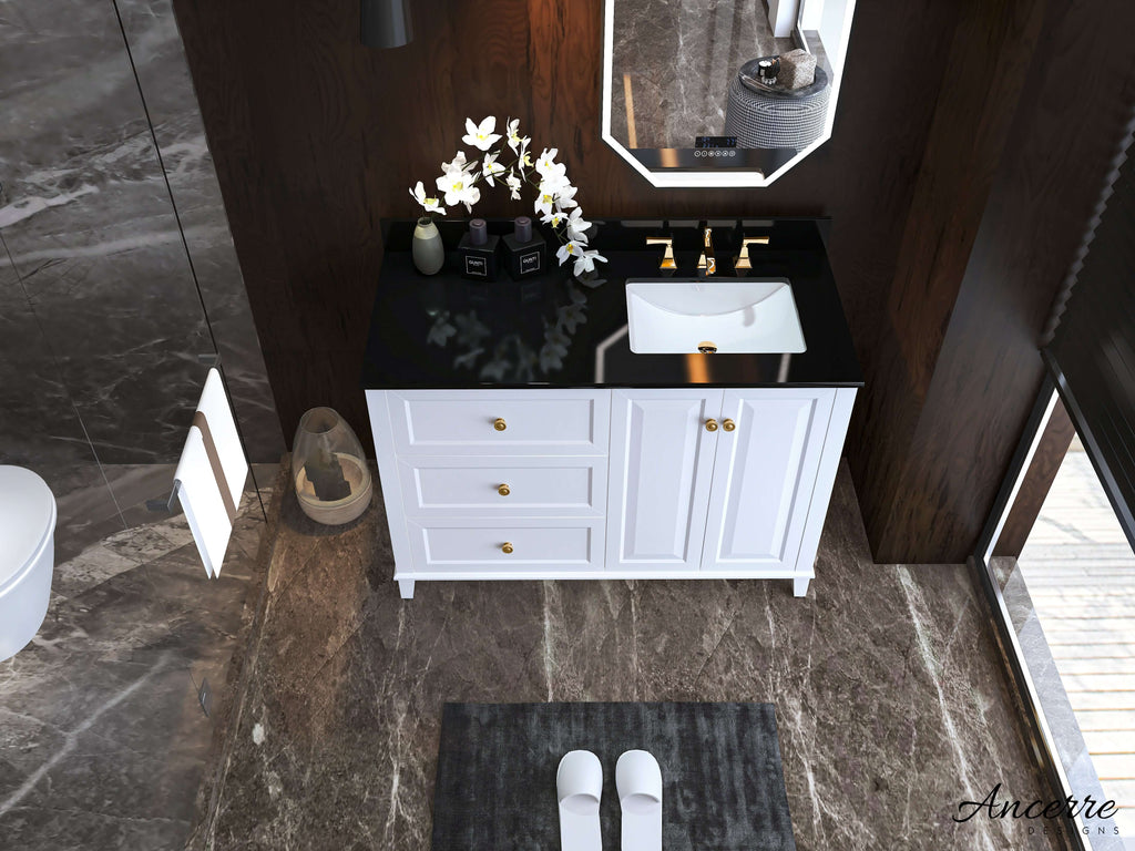 Hannah Bathroom Vanity Collection in White