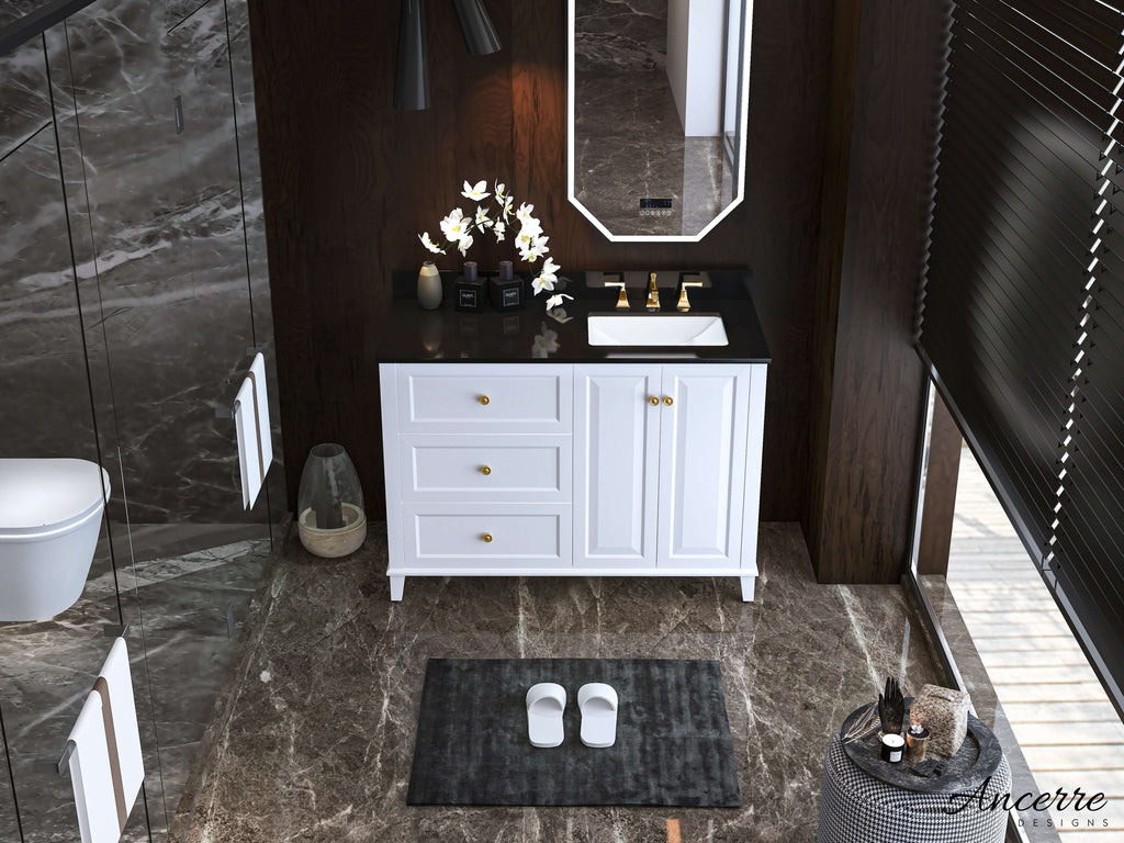 Hannah Bathroom Vanity Collection in White