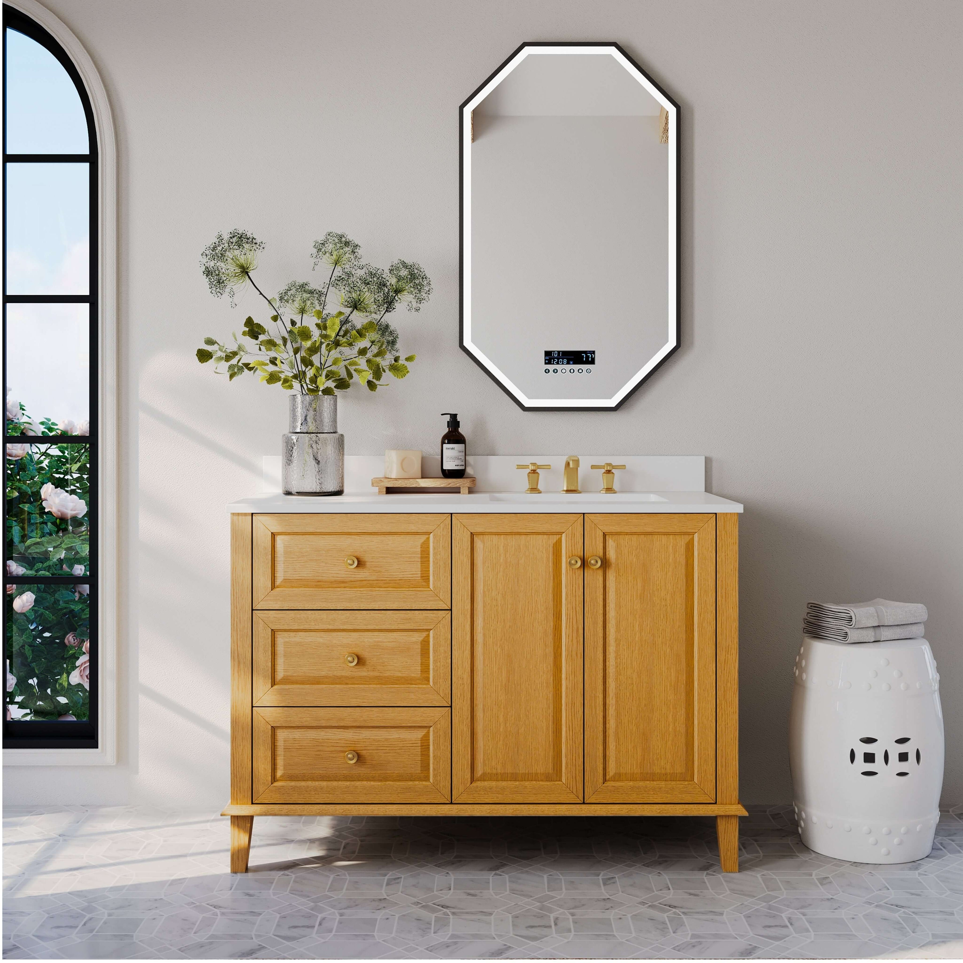 Hannah Bathroom Vanity Collection in Sienna Finish