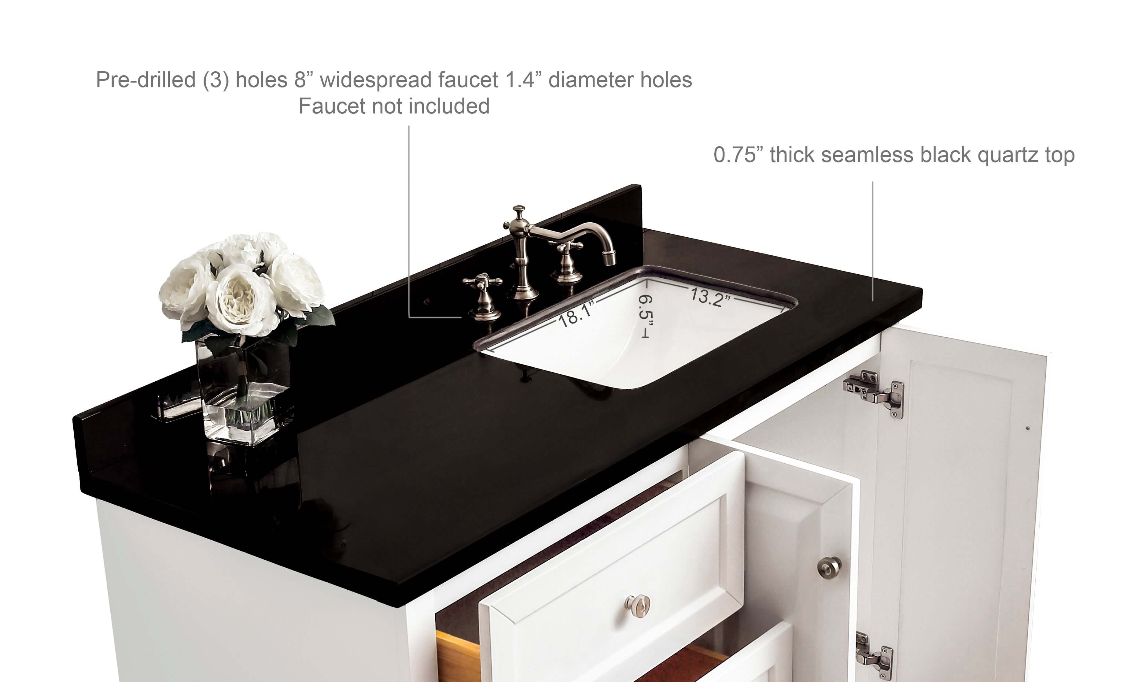 Hannah 48"  Bath Vanity Set
