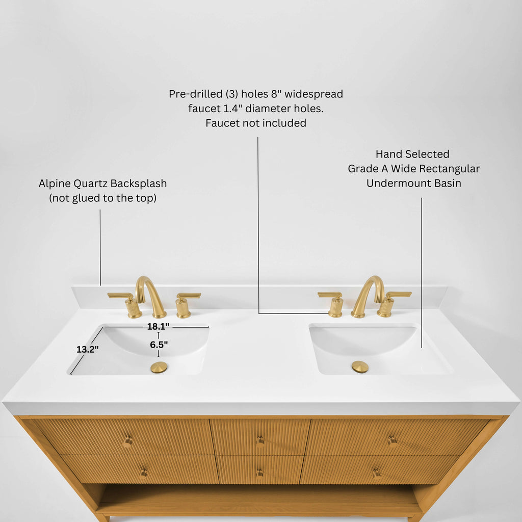 Momo 60" Bath Vanity Set
