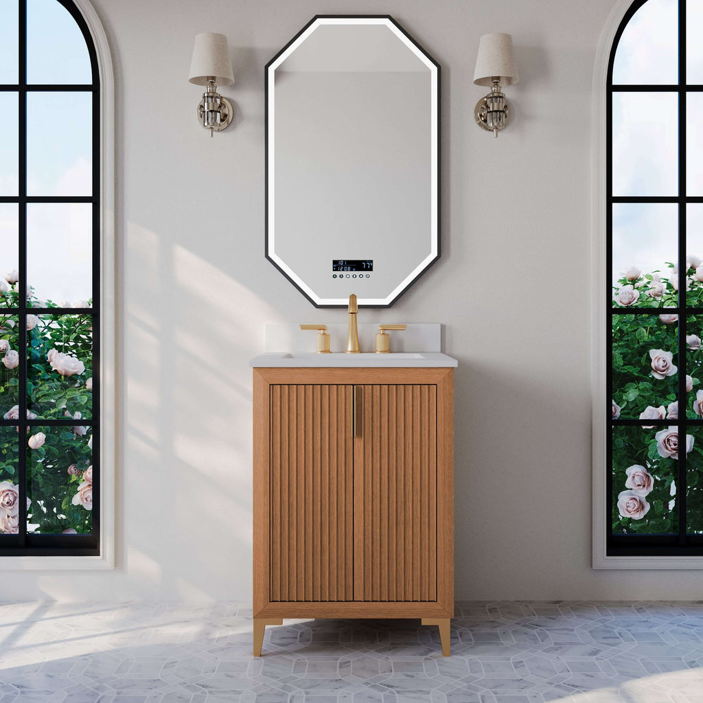 Turlington Bathroom Vanity Collection in Sienna Finish