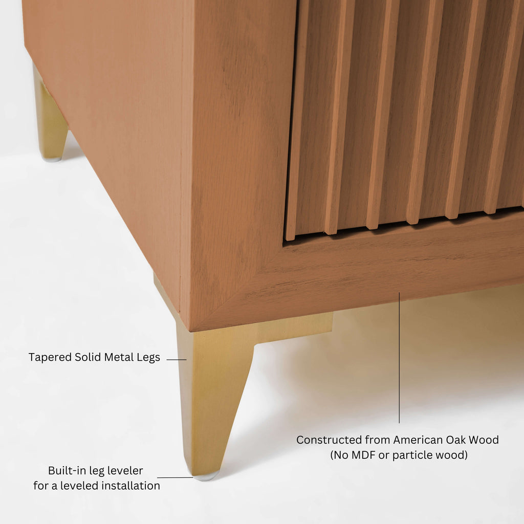 Turlington Bathroom Vanity Collection in Sienna Finish