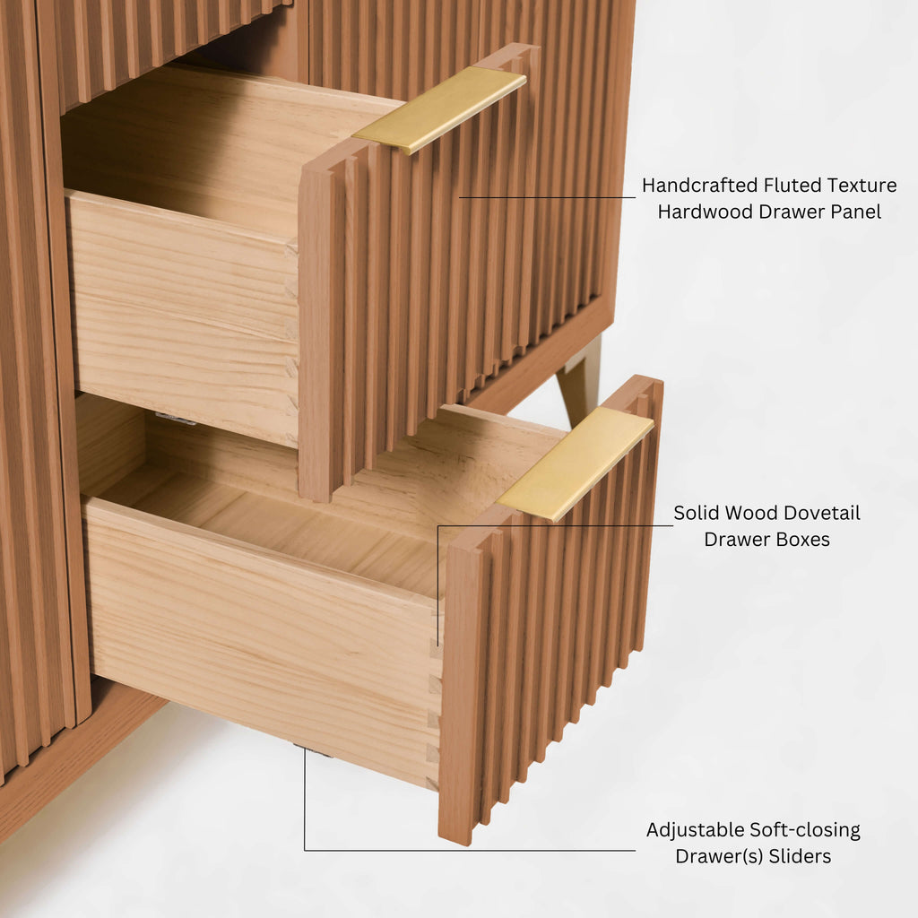 Turlington Bathroom Vanity Collection in Sienna Finish
