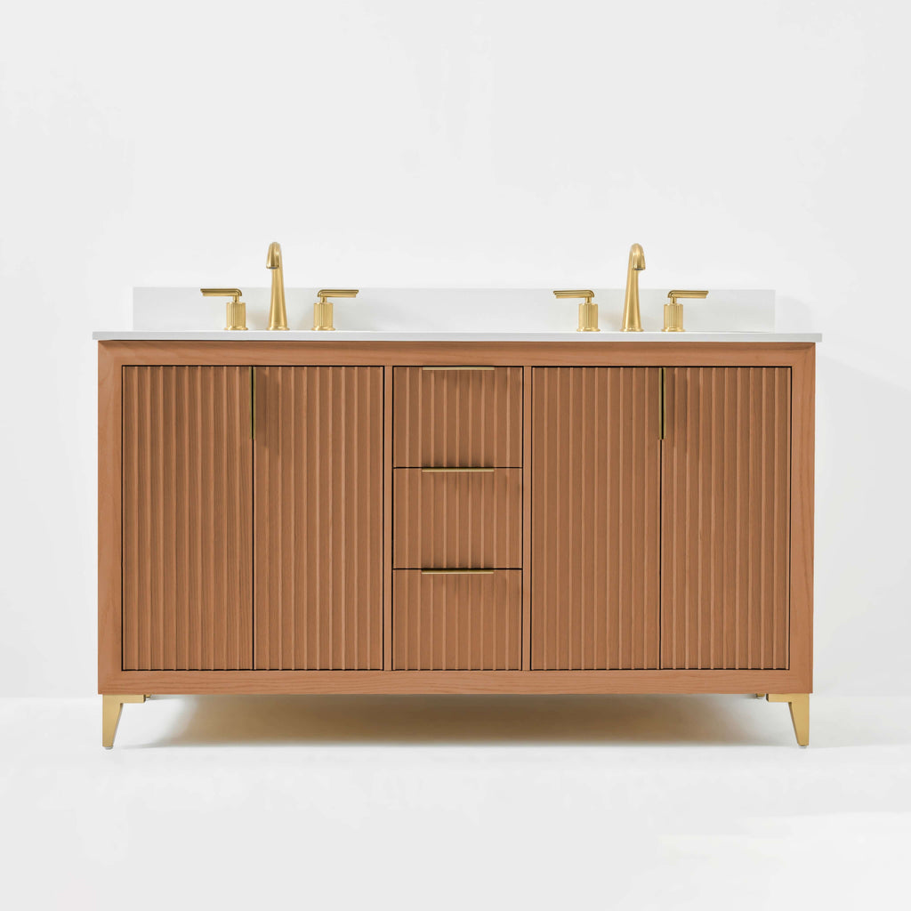 Turlington Bathroom Vanity Collection in Sienna Finish