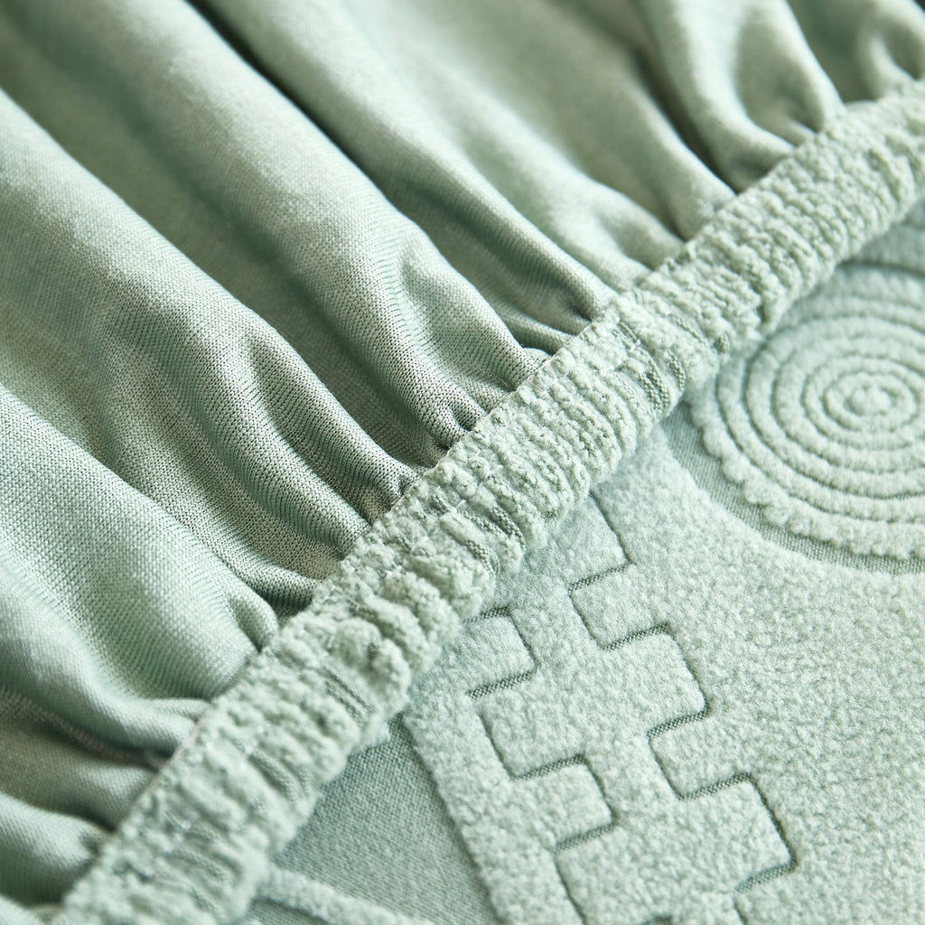 Embossed Geometric Elastic Sofa Cover Boho Stylish Decorative Furniture Covers