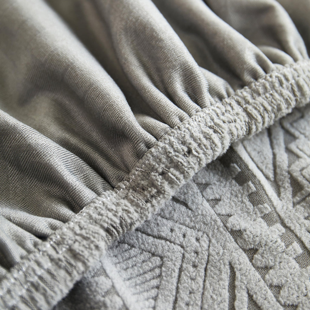 Embossed Geometric Elastic Sofa Cover Boho Stylish Decorative Furniture Covers