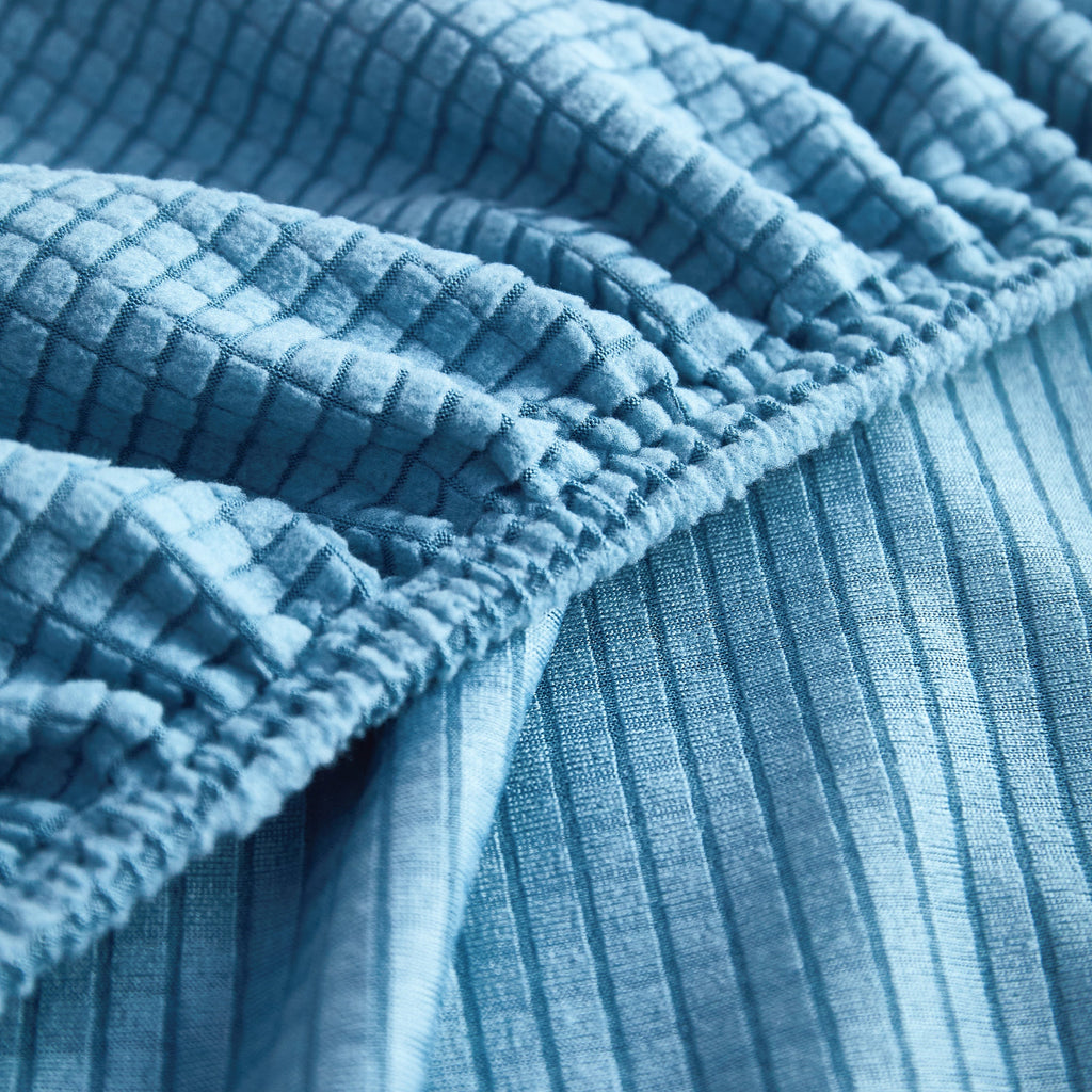 Grid Textured Stretch Sofa Cover, Soft Elastic Slipcover for Couch Protection