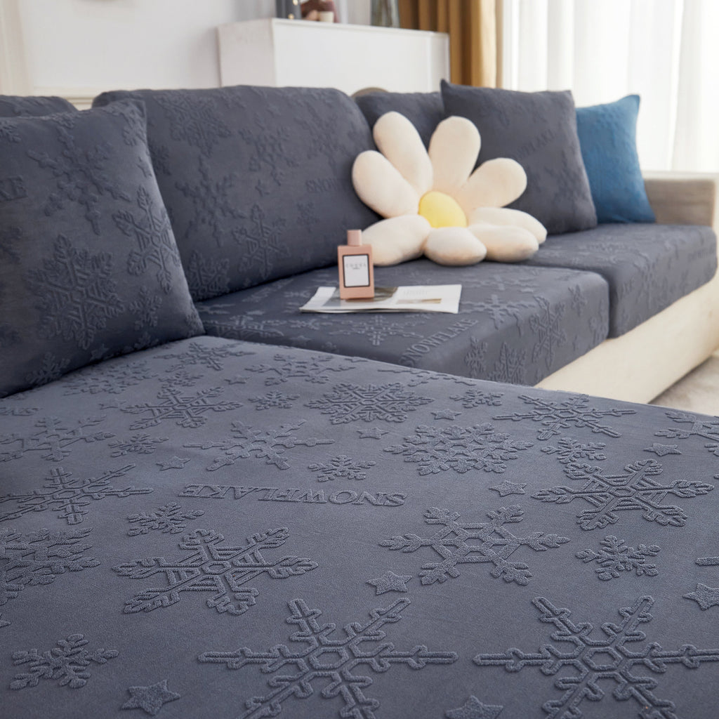 Cooling Silk Fabric Stretchable Cushion Cover, Non-Slip Furniture Protector for Kids, Chaise Lounge Cushion Covers