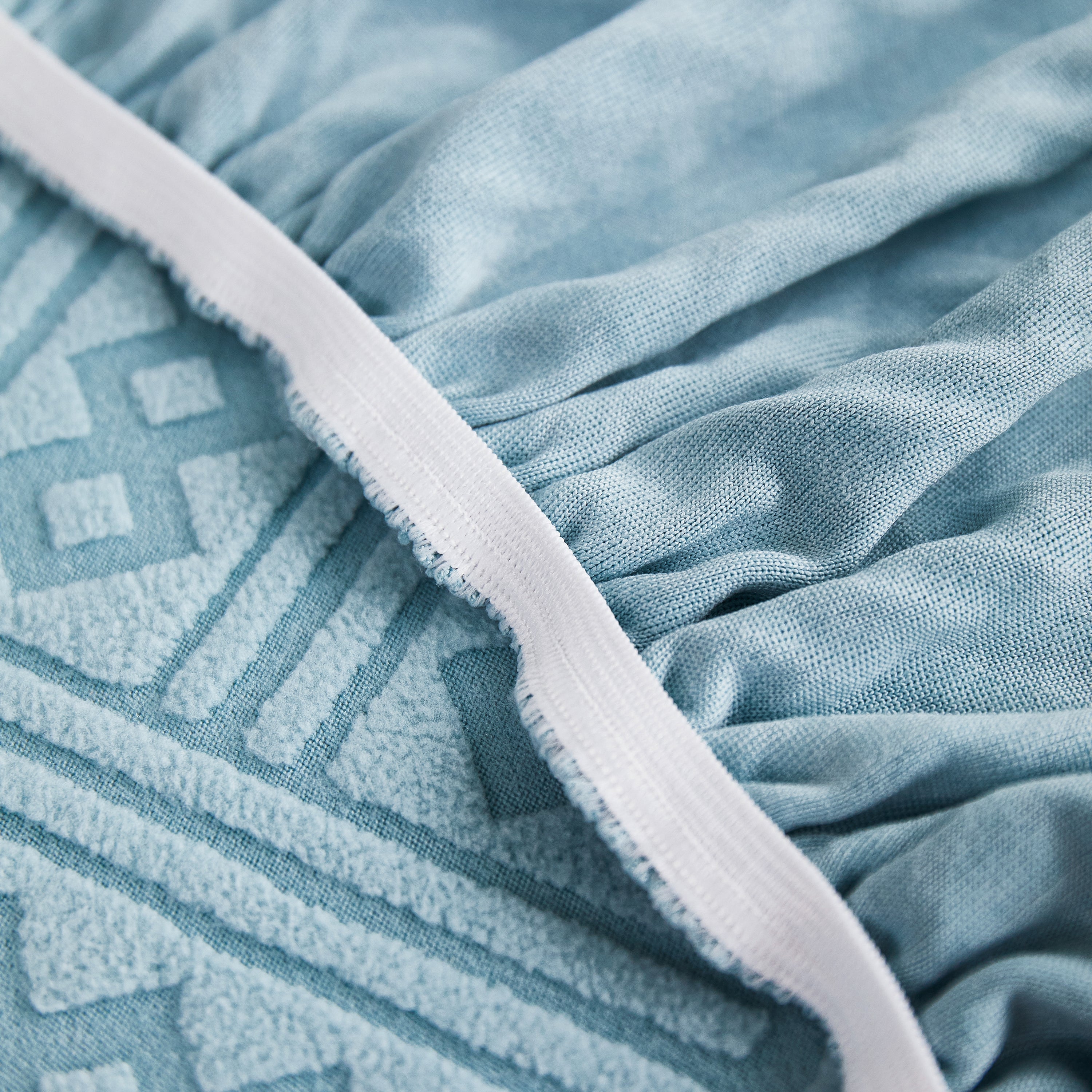 Stretchable Chaise Lounge Sofa Covers and Couch Seat Covers with Skirt for Sectional Couches