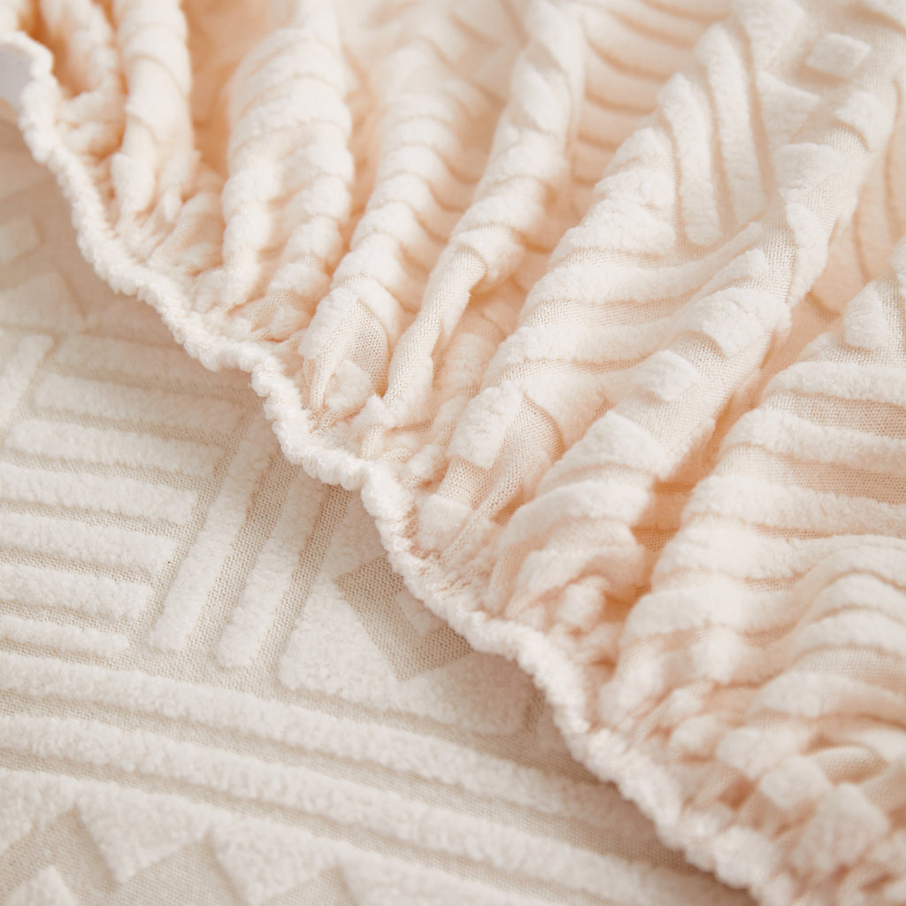 Stretchable Chaise Lounge Sofa Covers and Couch Seat Covers with Skirt for Sectional Couches