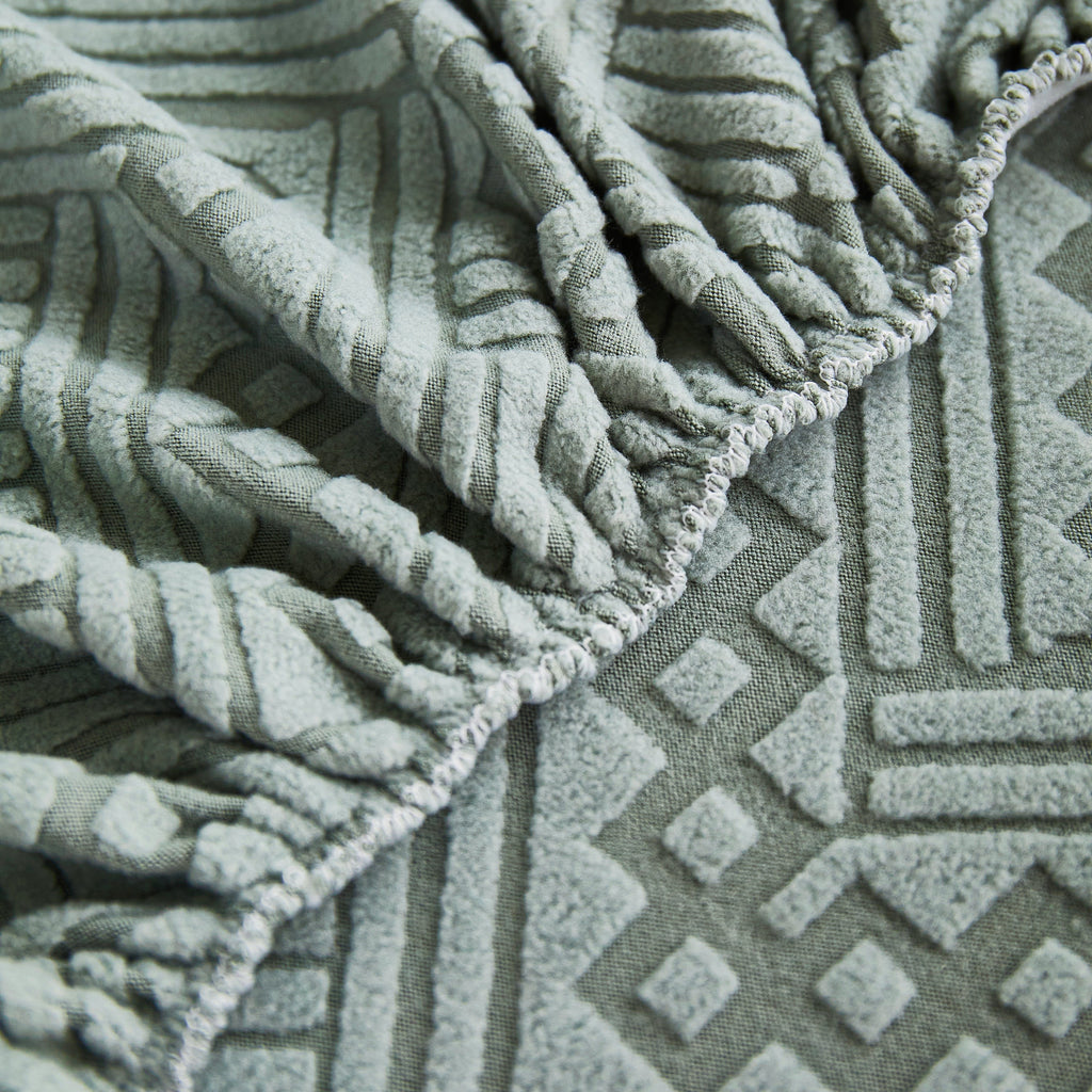 Stretchable Chaise Lounge Sofa Covers and Couch Seat Covers with Skirt for Sectional Couches