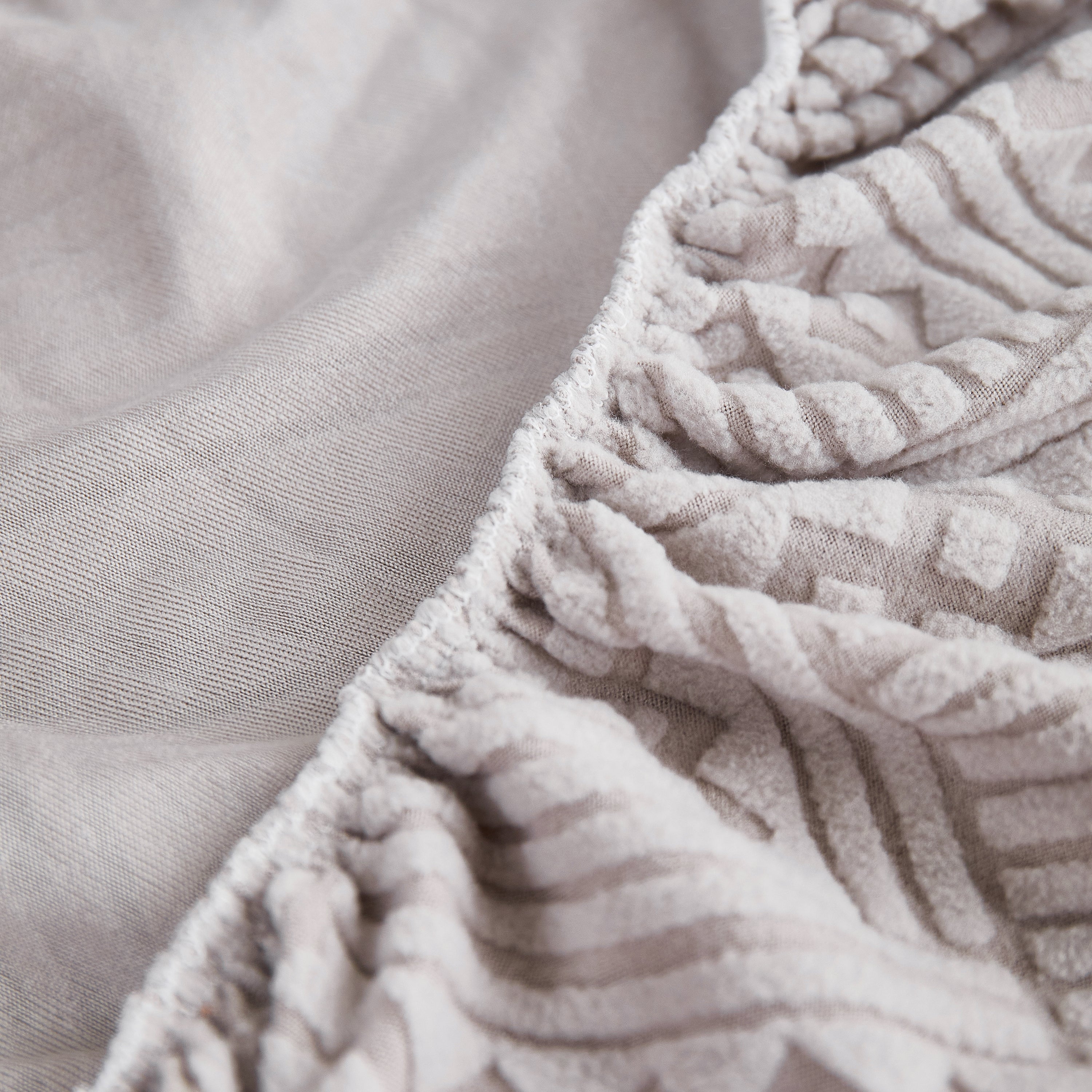 Stretchable Chaise Lounge Sofa Covers and Couch Seat Covers with Skirt for Sectional Couches