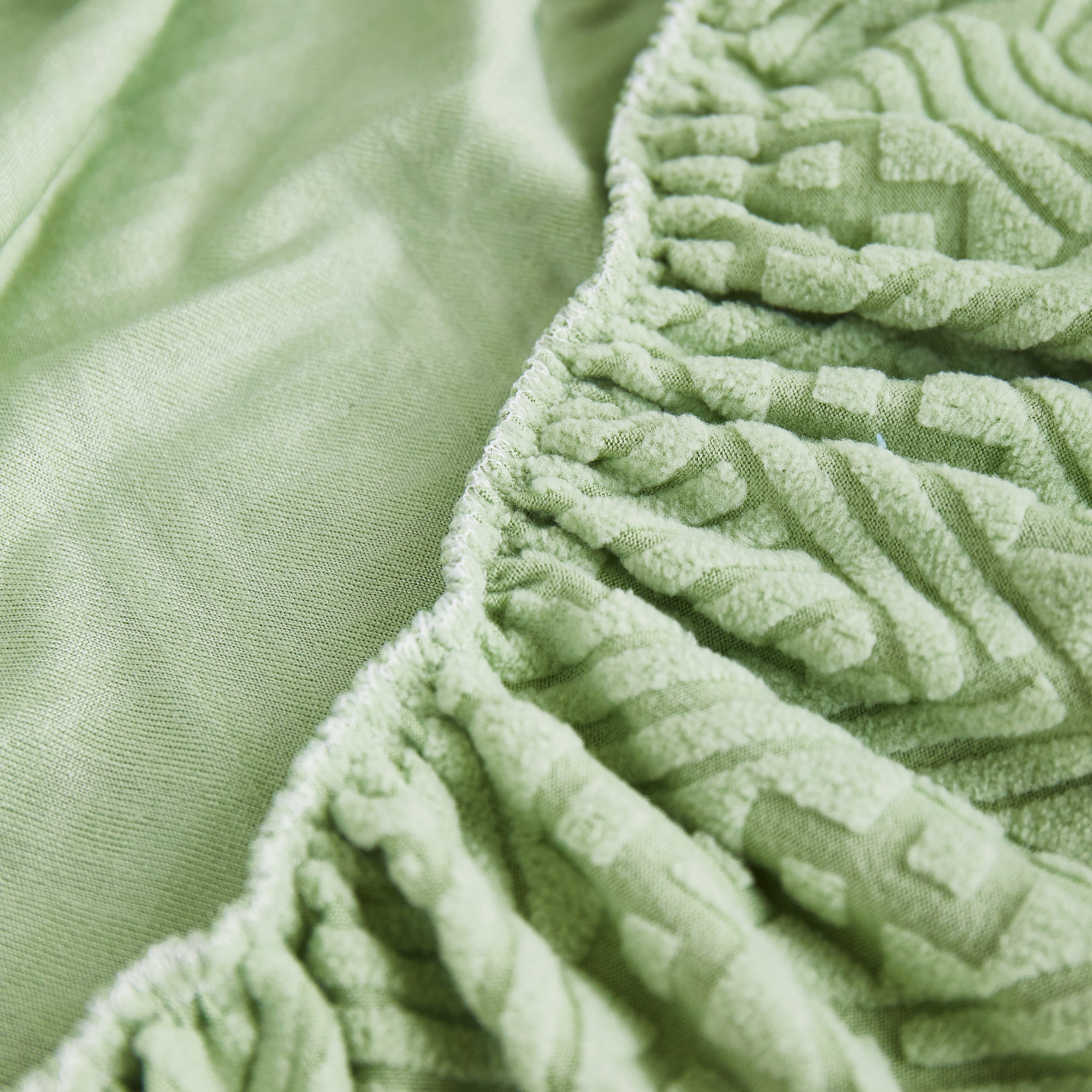 Stretchable Chaise Lounge Sofa Covers and Couch Seat Covers with Skirt for Sectional Couches