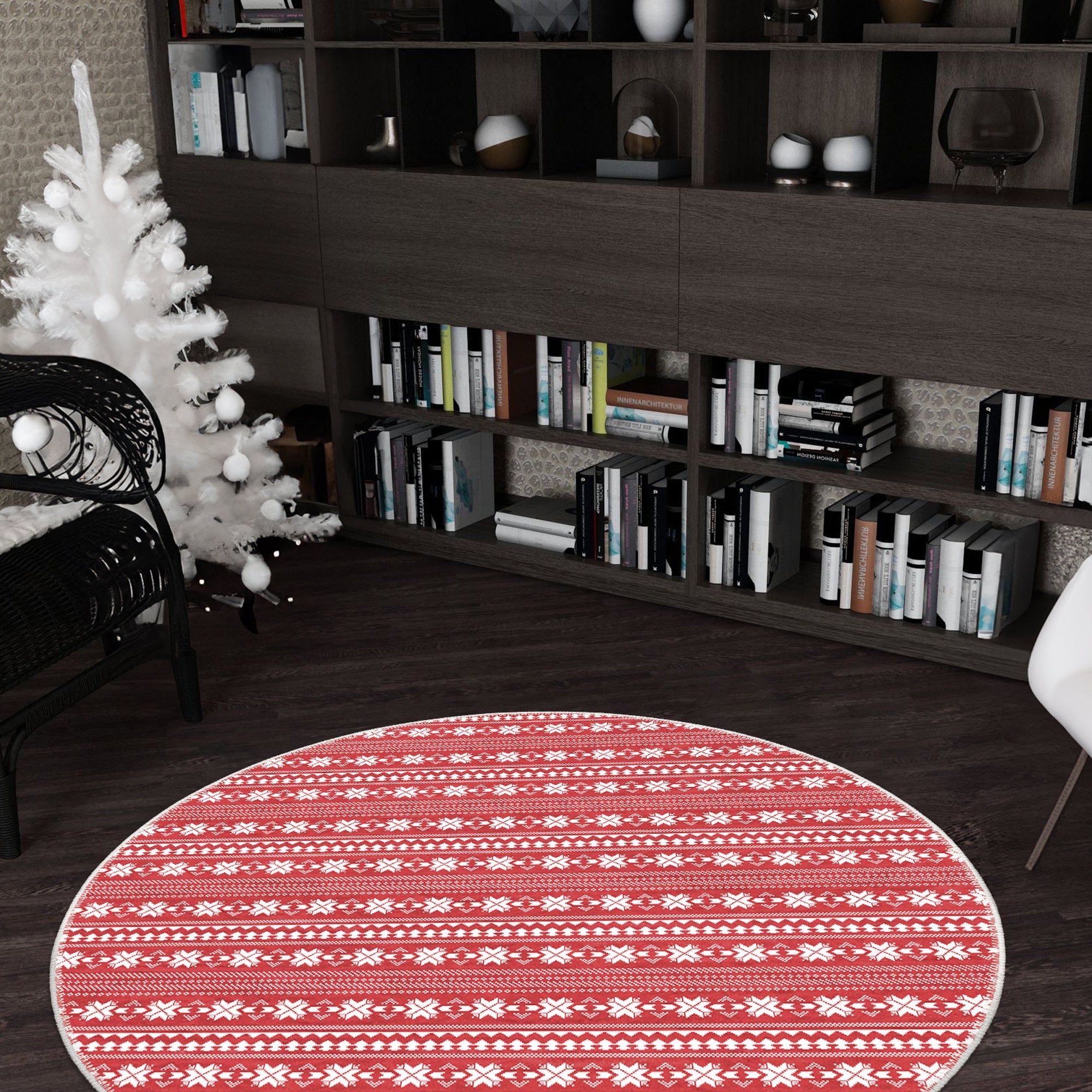 Lavender Christmas Rug