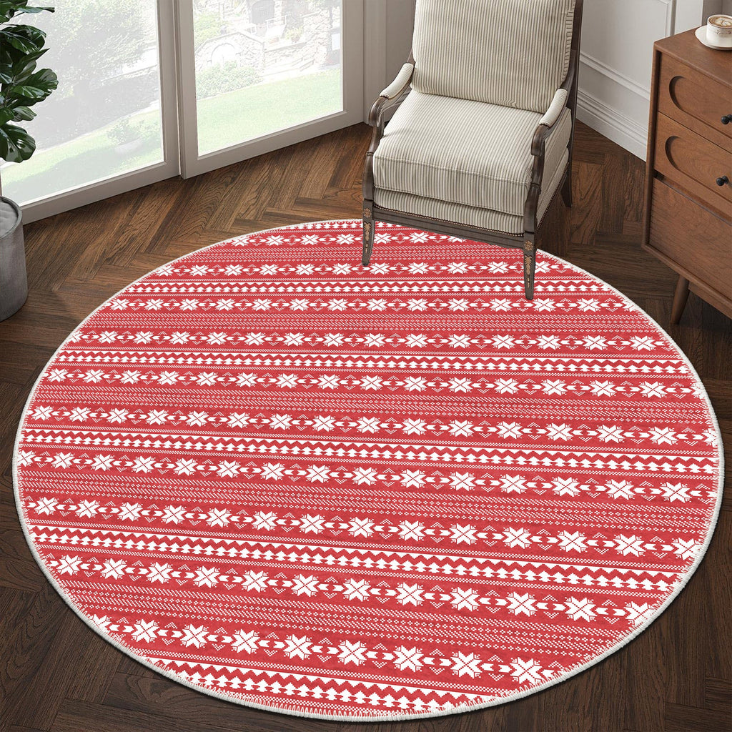 Lavender Christmas Rug