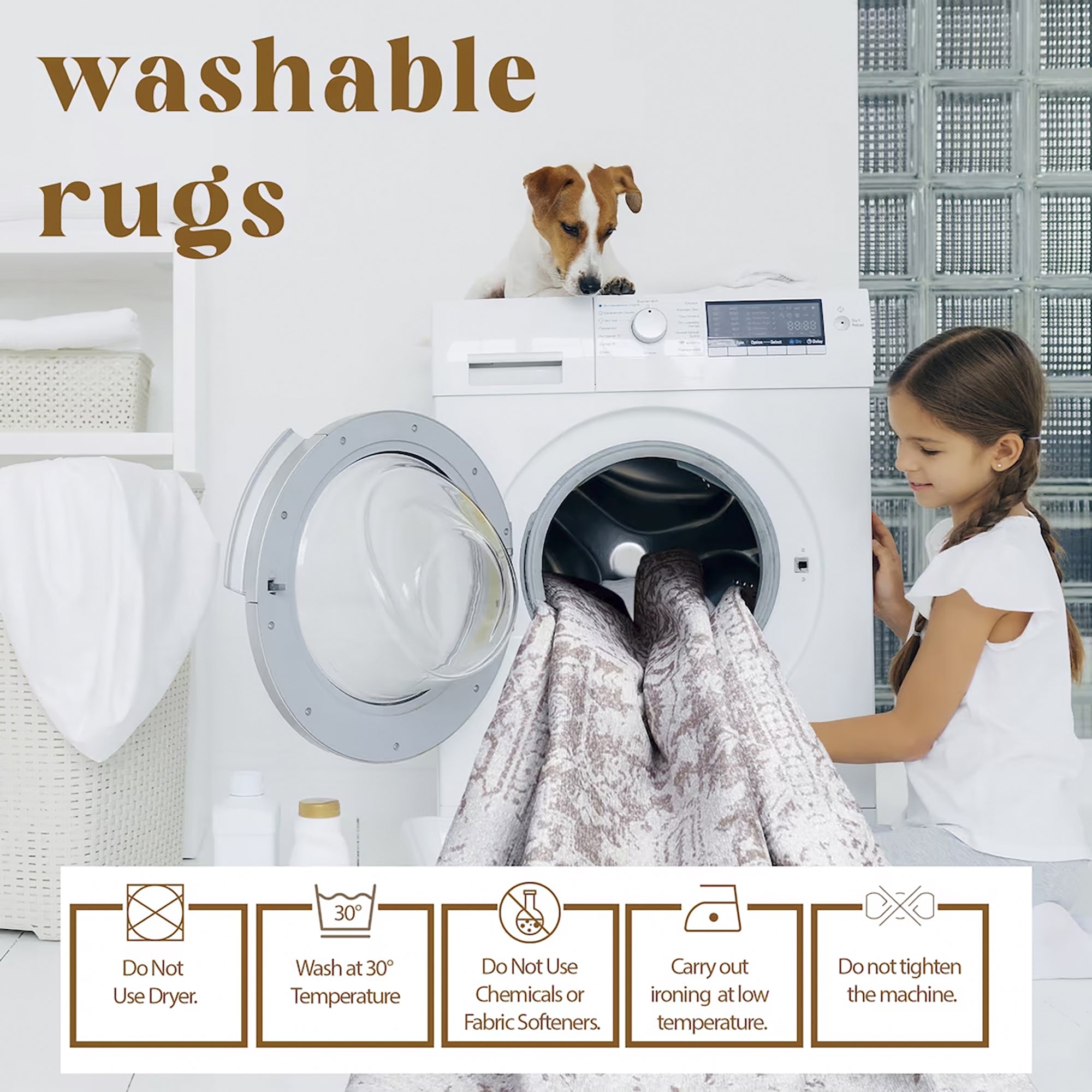 Spike Laundry Room Rug