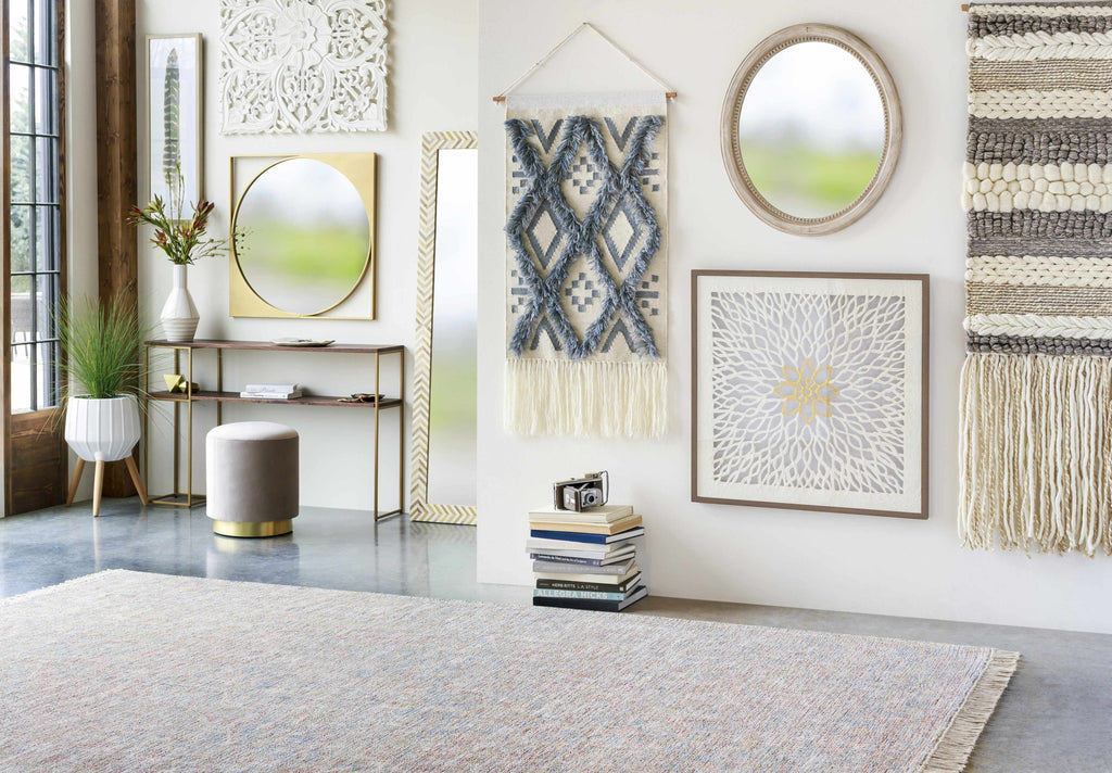 Dunguan White Ribbed Wood Planter