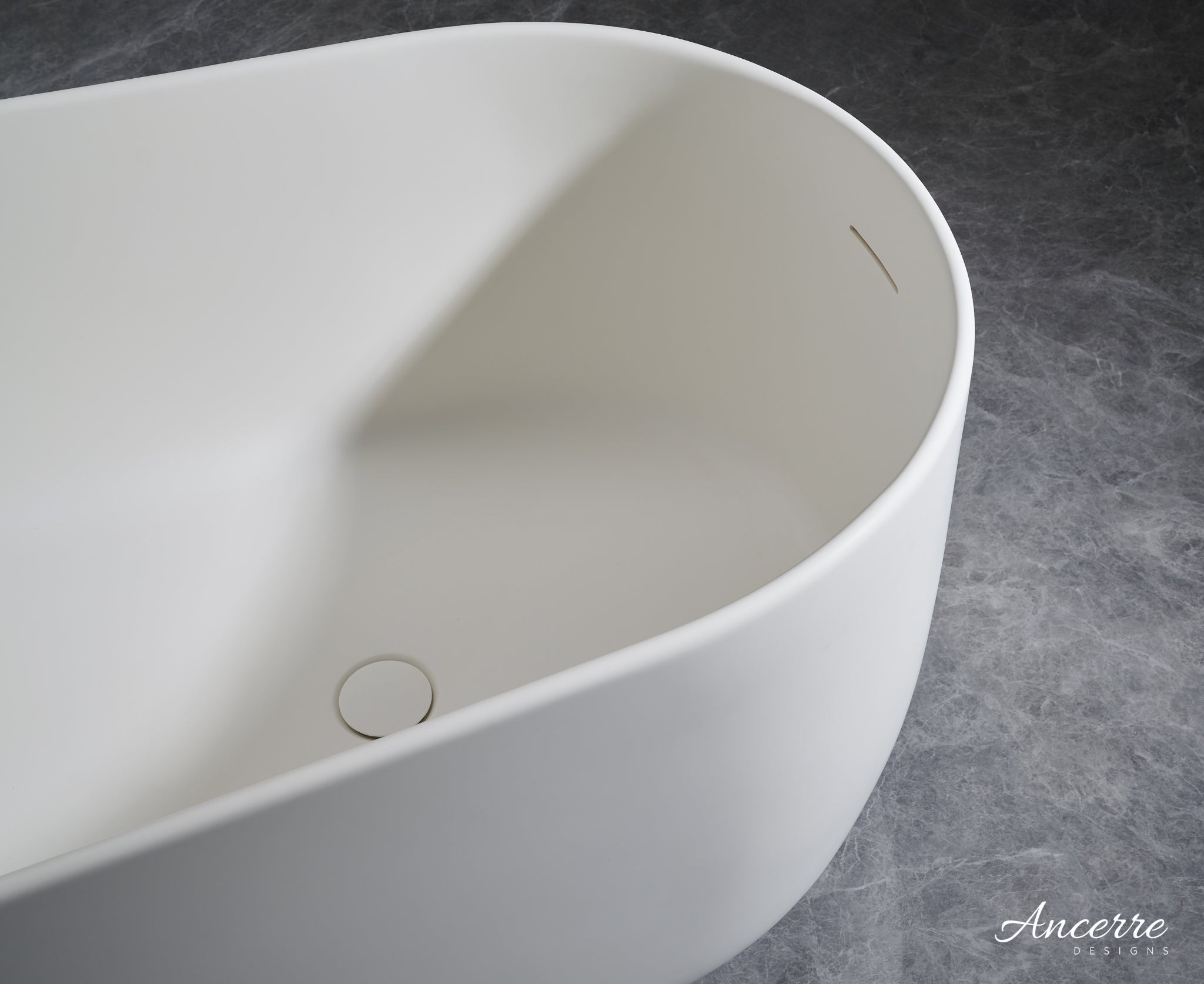 Whitmore Freestanding Solid Surface Bathtub