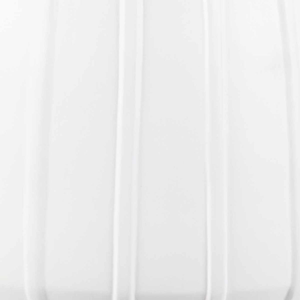 Dunguan White Ribbed Wood Planter