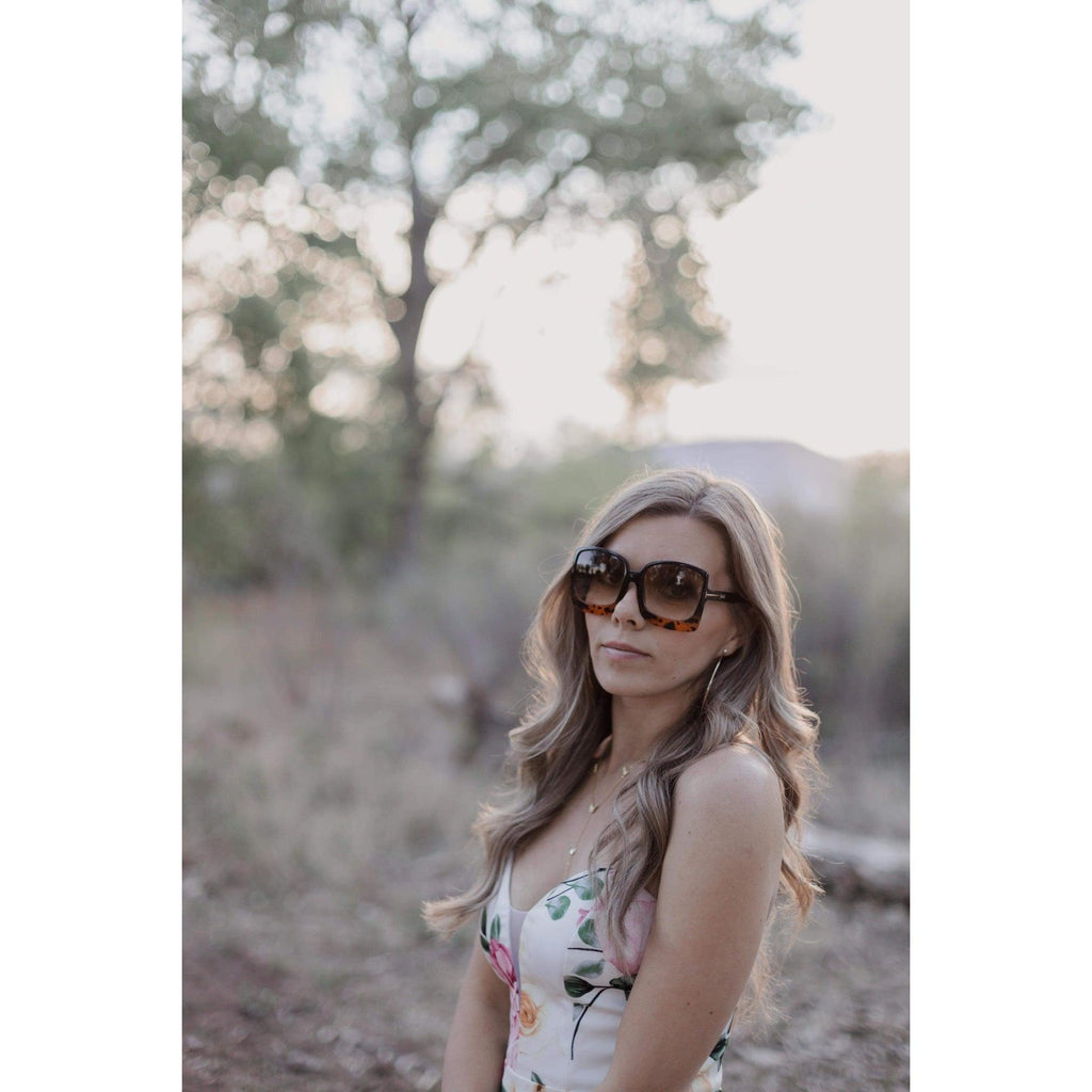 Ready to Ship | Tortoise Megan Oversized Gradient Sunglasses