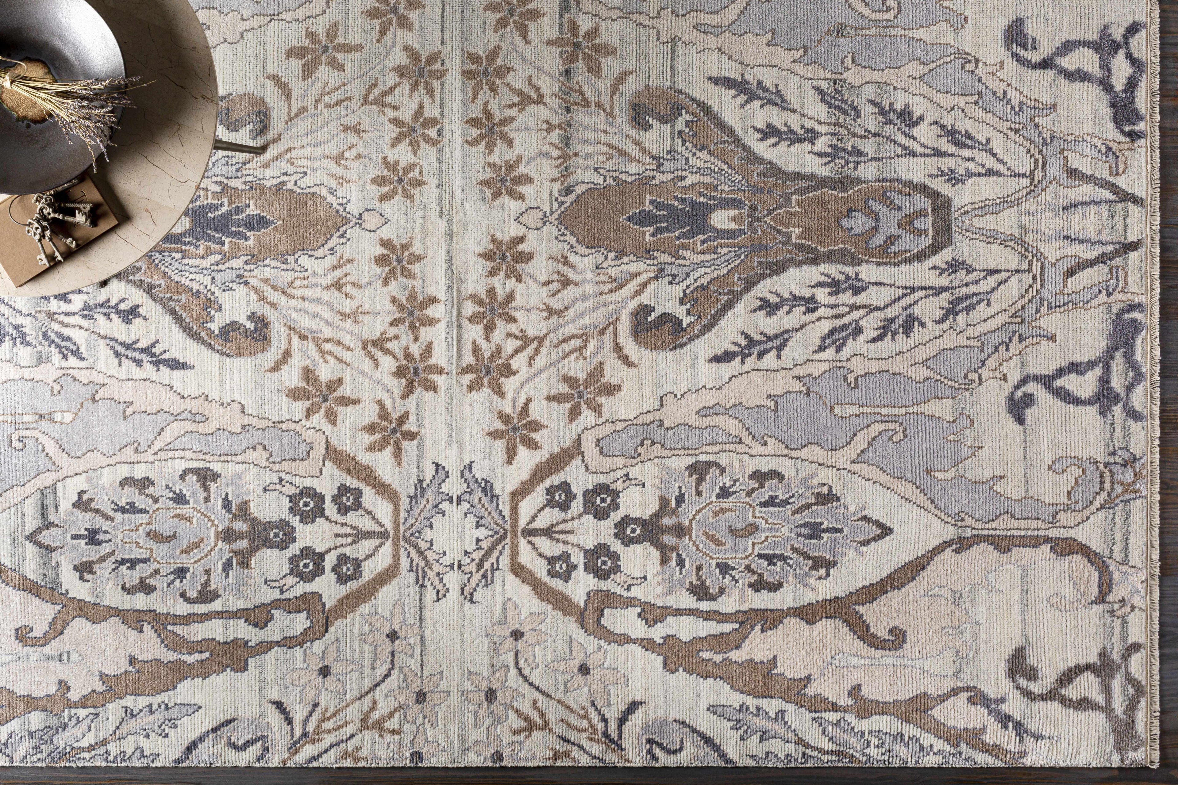 The Novara Viscose Area Rug