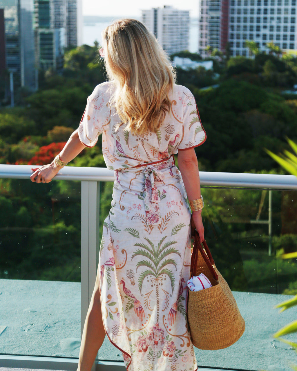 Reversible Wrap Skirt - Marbella