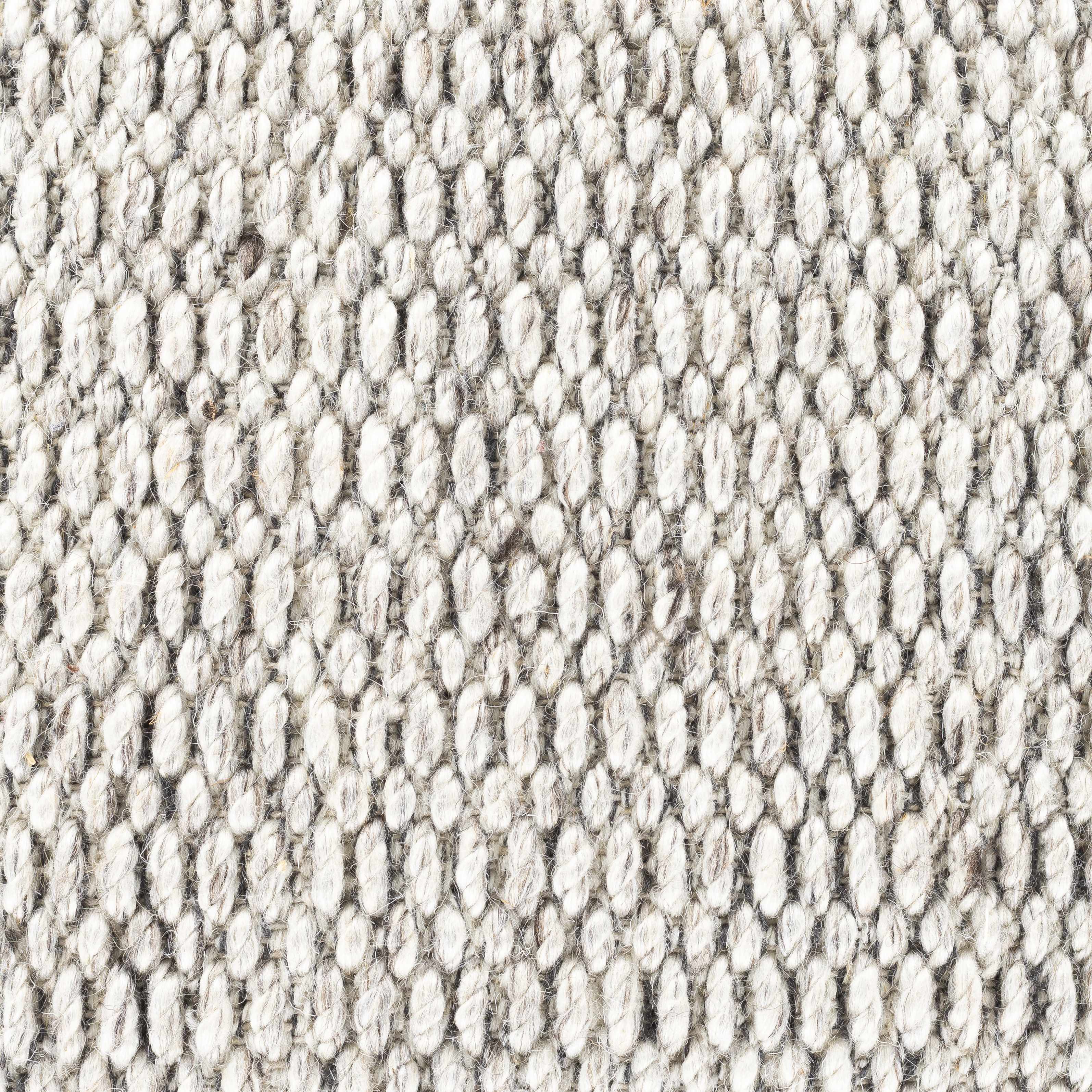 Maywood Cream Wool&Cotton Throw Pillow