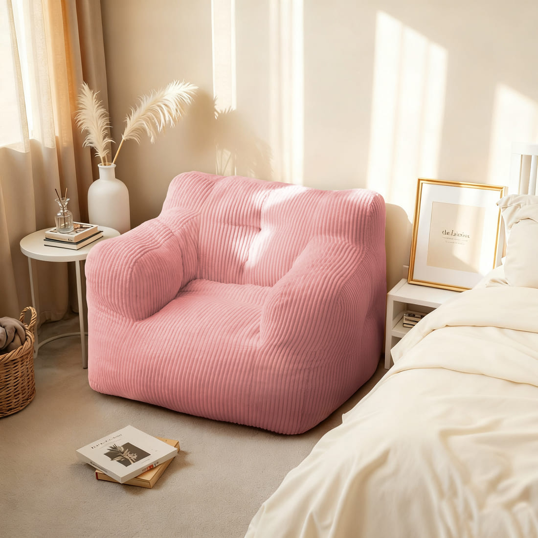 Pamapic Teens Bean Bag Chairs for Kids Gaming Playroom, Dorm & Reading Room