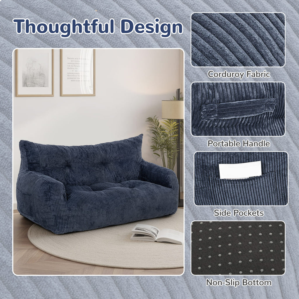 Pamapic Adult Bean Bag Chair for House Comfy