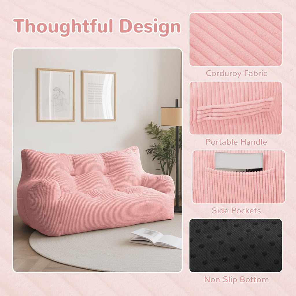 Pamapic Adult Bean Bag Chair for House Comfy