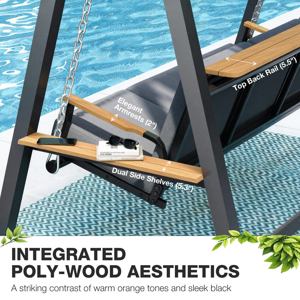 Forge Patio Swing, 3-Seat