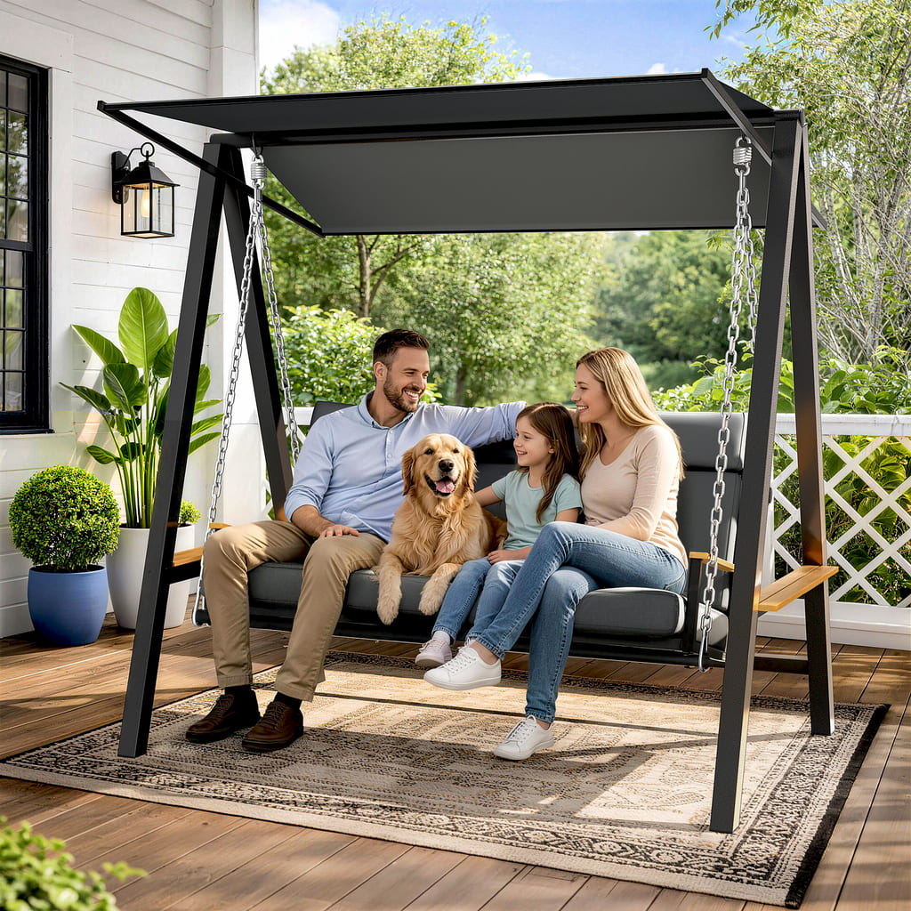Forge Patio Swing, 3-Seat