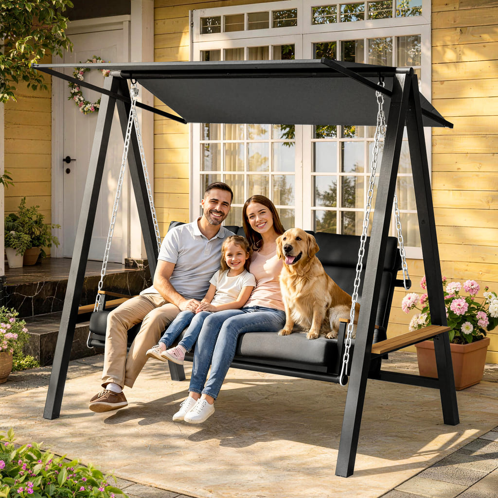Forge Patio Swing, 3-Seat