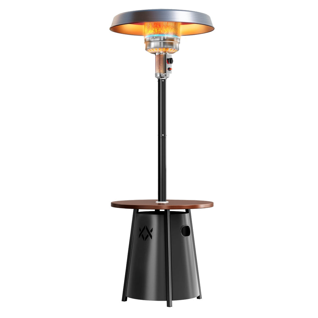 Propane Patio Heater 50,000 BTU, Round Table, CSA Certified