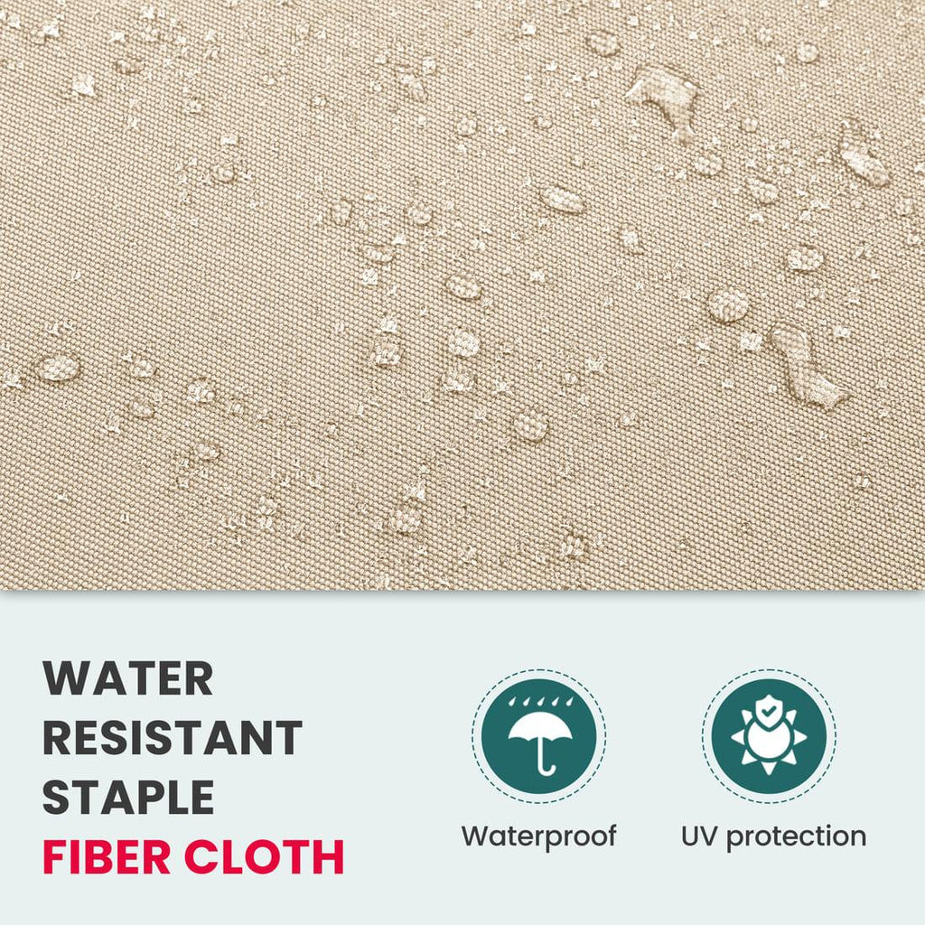 Pamapic 14 Pieces Replacement Cushions for Patio Furniture, Waterproof UV Resistant