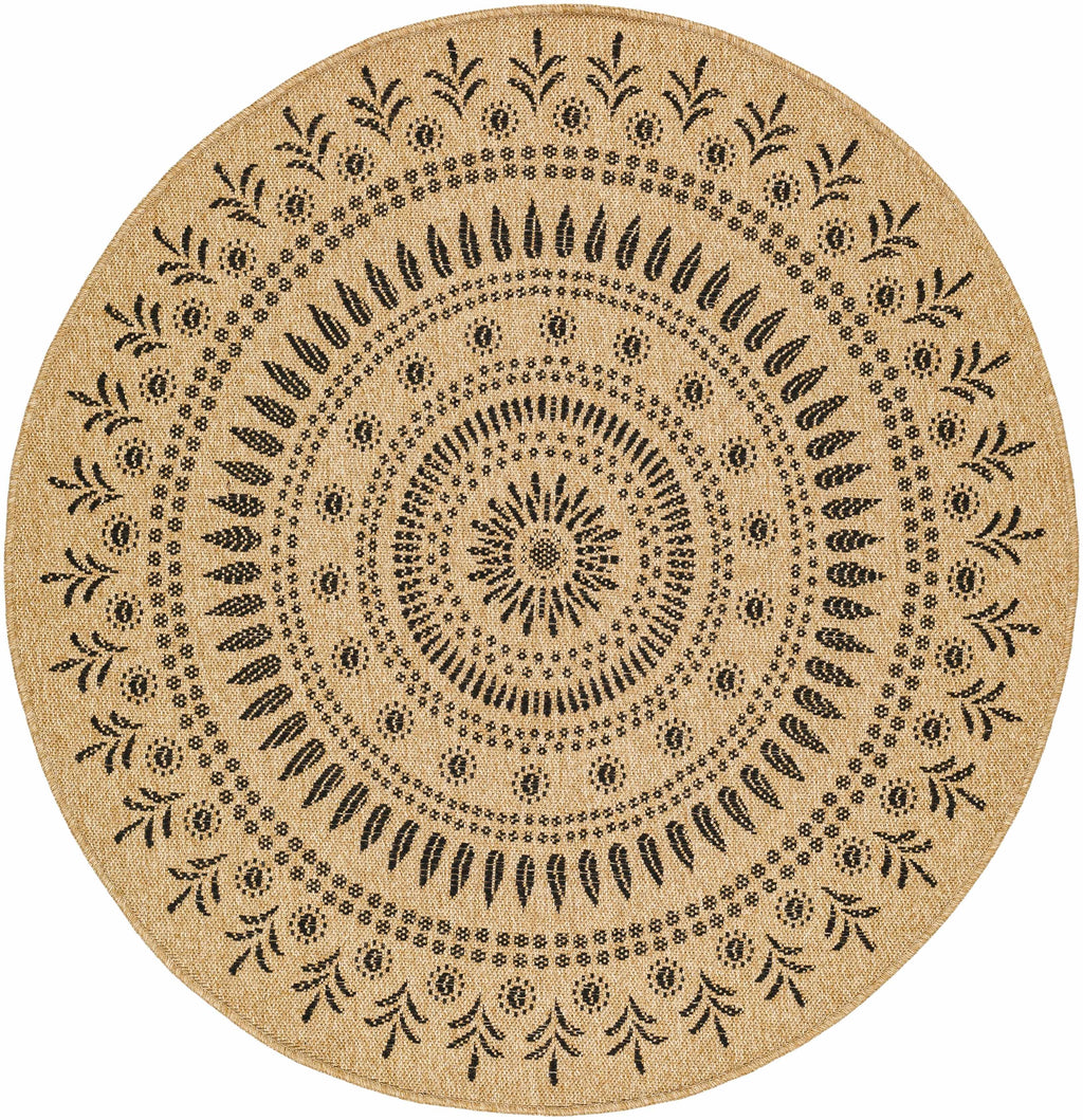 Beata Round Faux Jute Rug