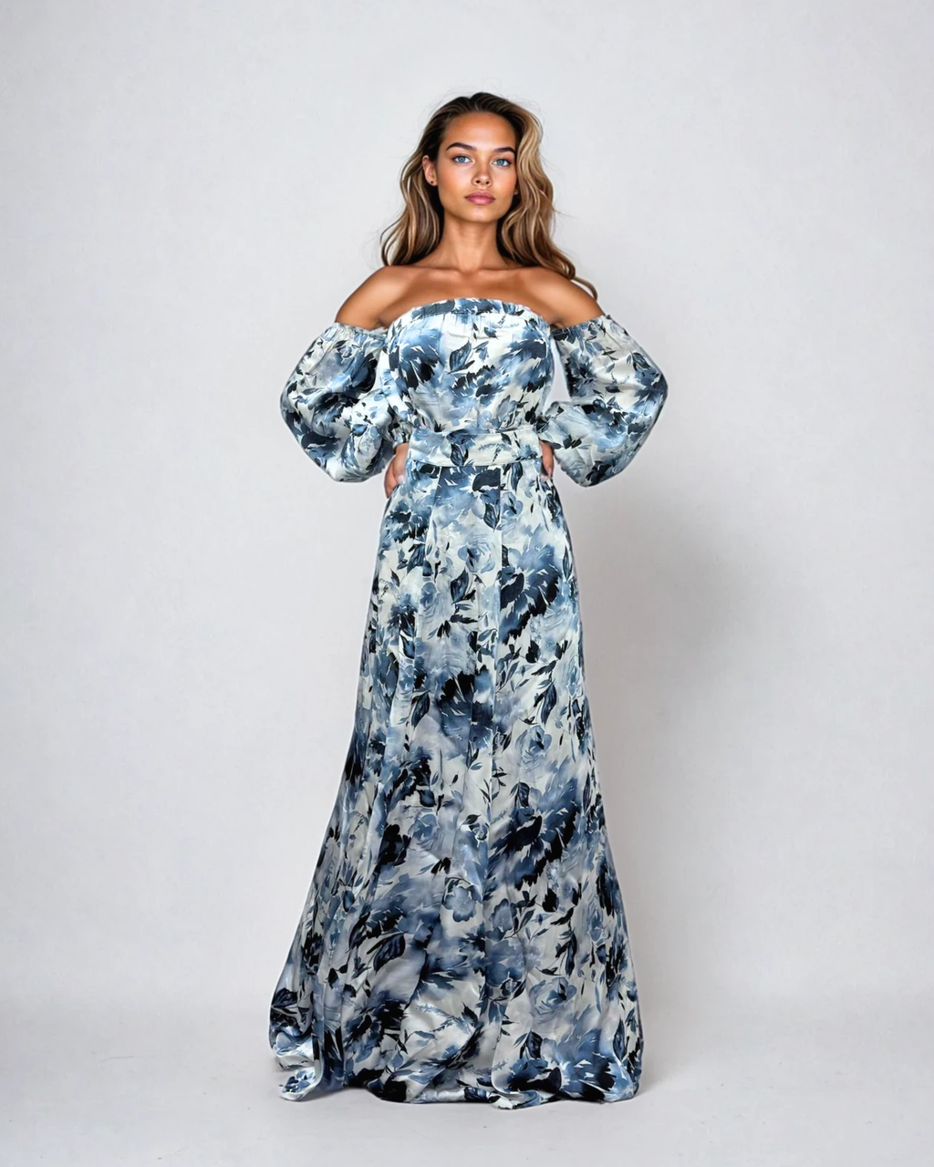 Show Skirt - Sapphire Bloom