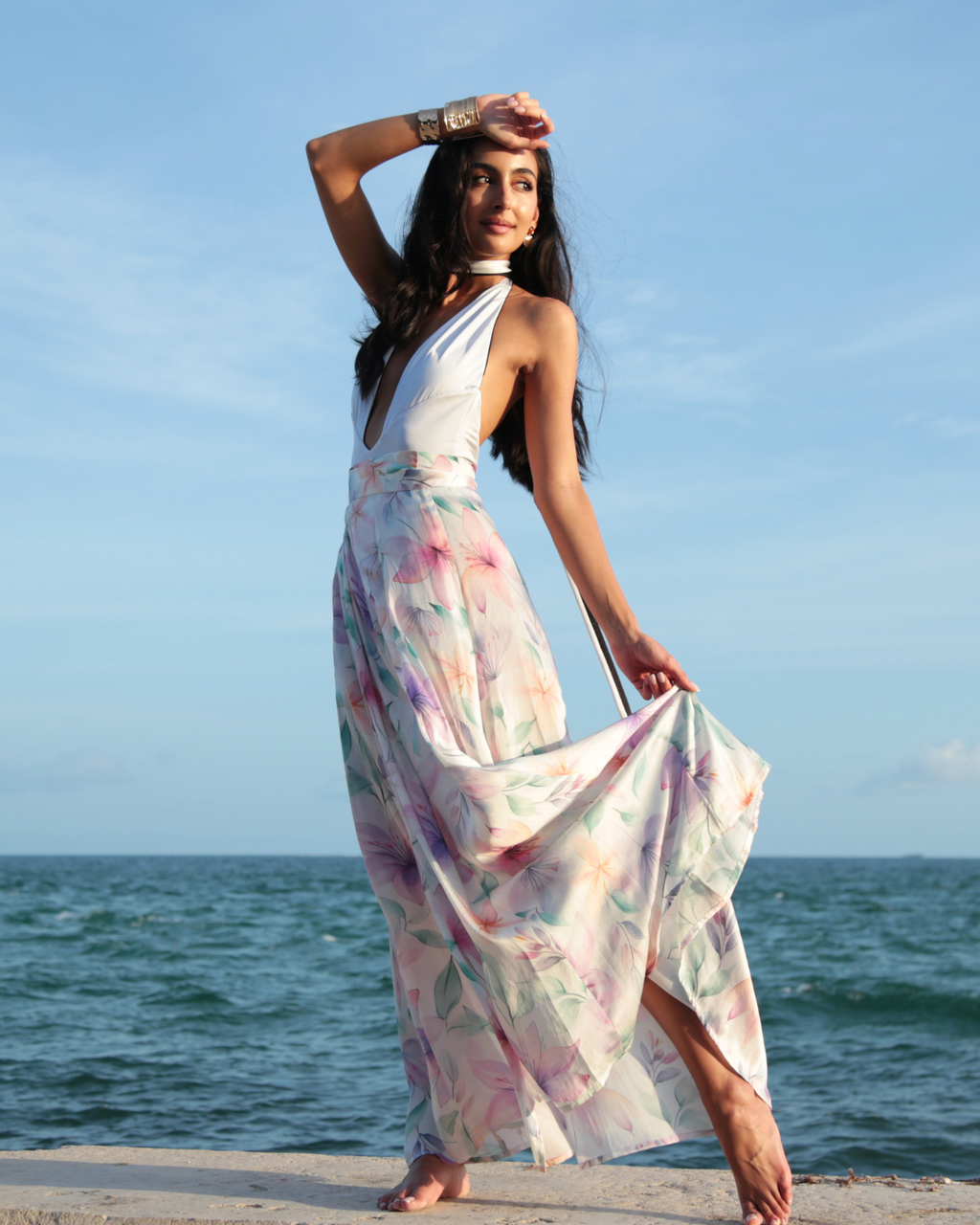 Show Skirt - Violet Bloom