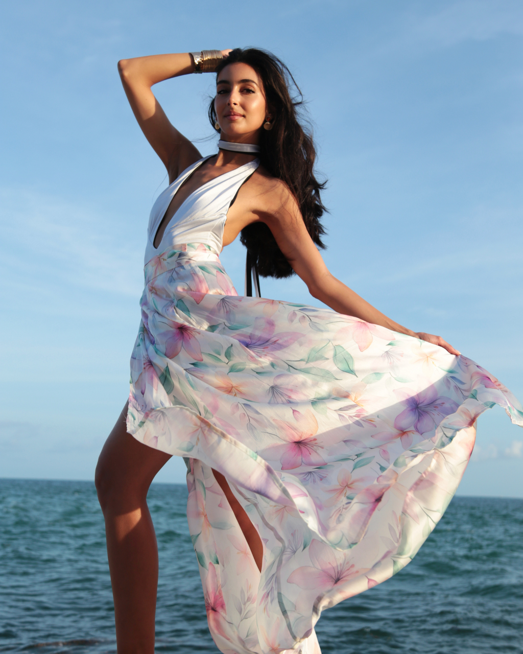 Show Skirt - Violet Bloom