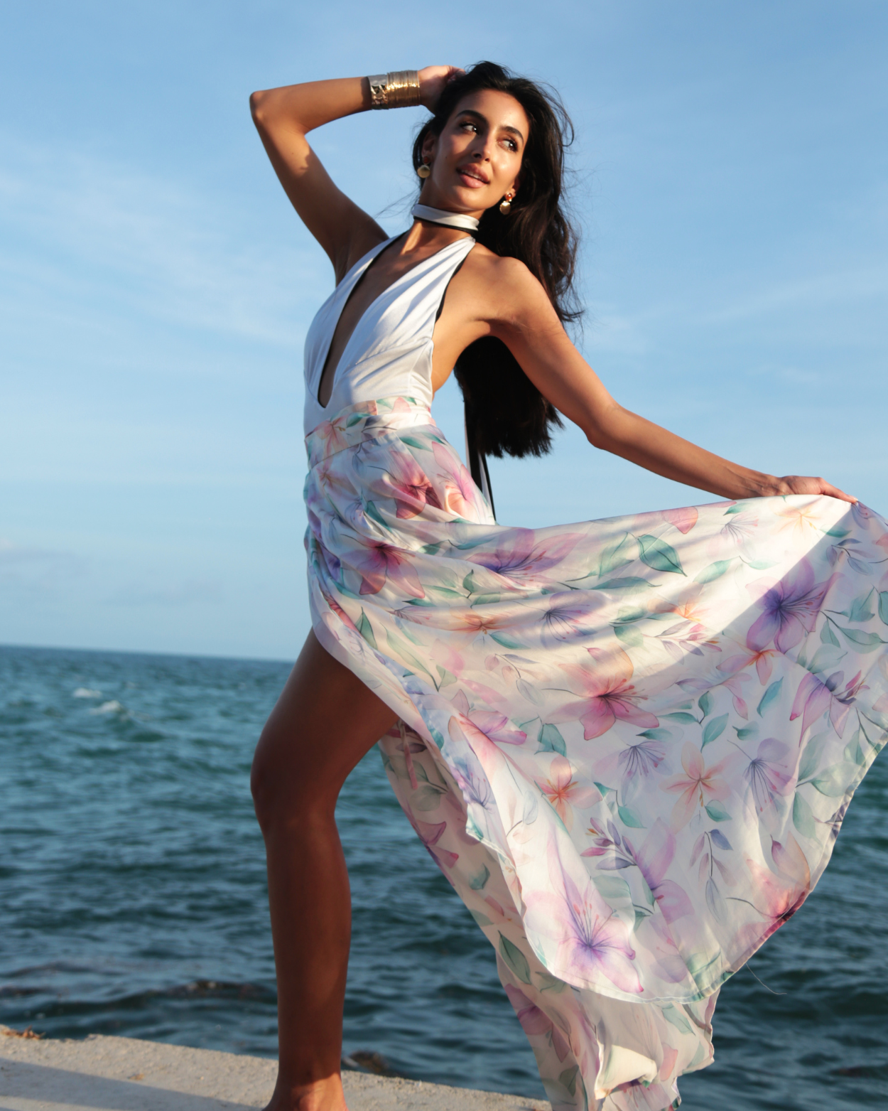 Show Skirt - Violet Bloom